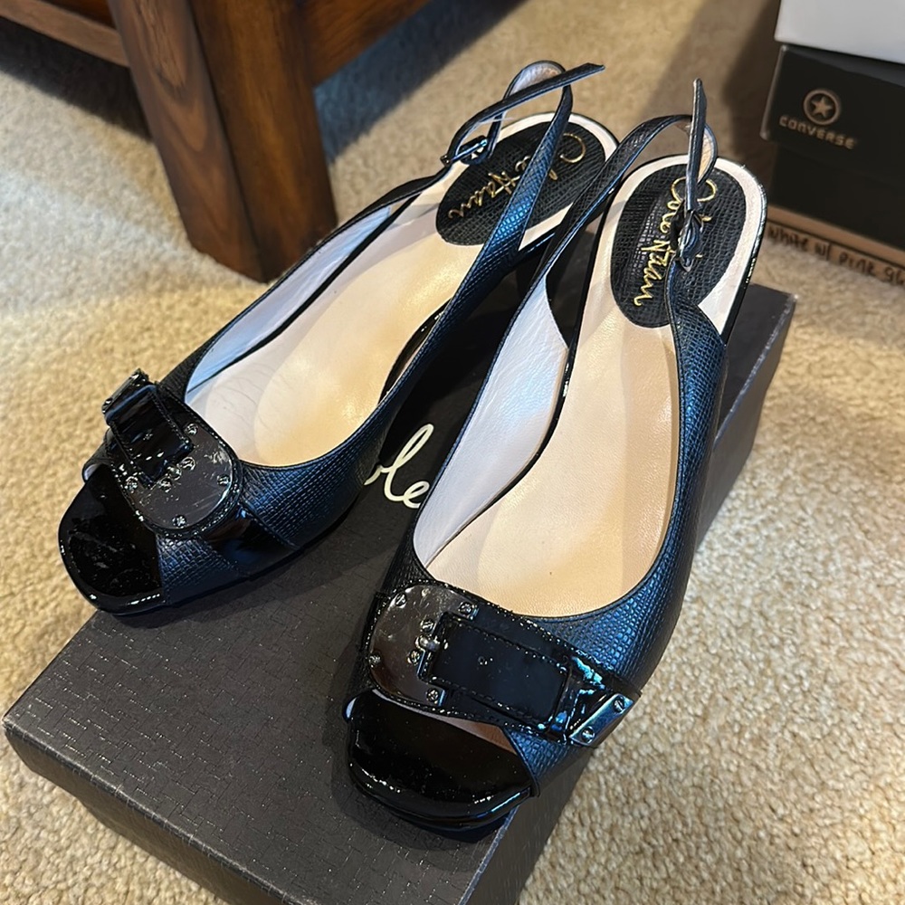 Cole Haan Patent Leather slingback heel